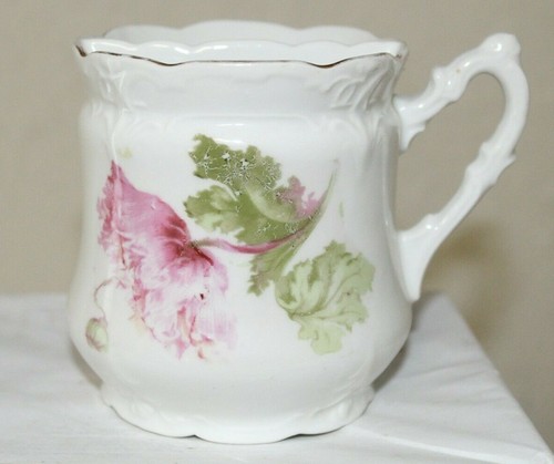 Antica tazza barba floreale - tazza,