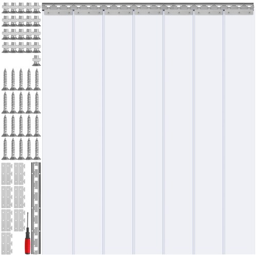 Rideau bandes pvc - rideau,