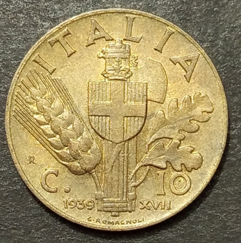 Centesimi lire 1939 fdc - 10,