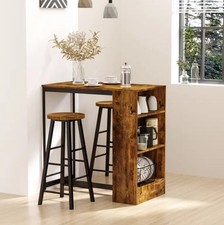 Counter with high stools - high,