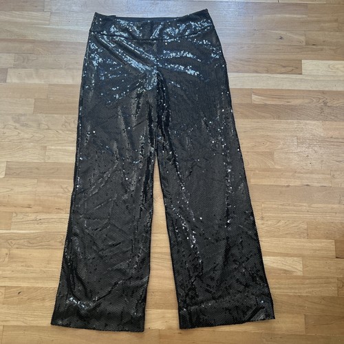 Pantalone paillettes white - pantalone,