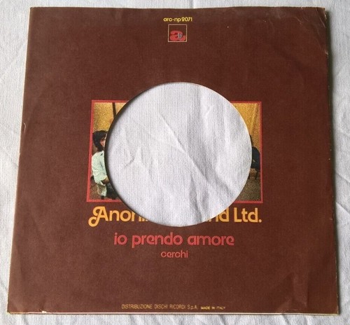 Anonima sound ltd - anonima, io
