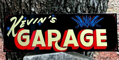 Insegna garage personalizzata - insegna,