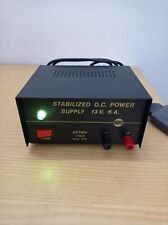 Alimentatore ZETAGI - Mod.125 - 6 Amp. -Tensione fissa 13 Volts