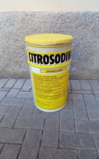 Bidone in latta CITROSIDINA 60 x 30 cm. Vintage