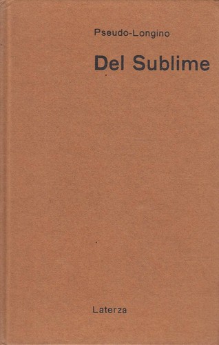Pseudo longino del sublime - pseudo-longino,
