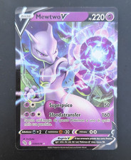 Carta Pokemon MEWTWO V 030/078 Full Art Rara Pokemon GO ITA Near Mint