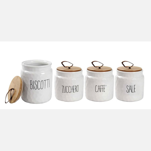 Barattoli ceramica con - barattoli,