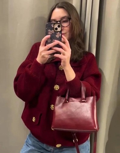 Cardigan donna zara - zara, oversize