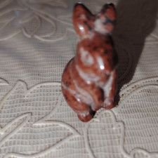 Collezione animali in pietra Coniglio in diaspro rosso