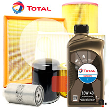 Kit Tagliando Per Fiat Punto 188 1.2 8v 60cv 3 Filtri + 3LT Olio Total 10W40