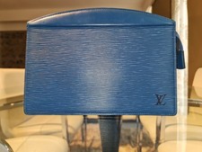 Louis Vuitton Pochette Creta Epi Blu - Made in France - Con Dust Bag.