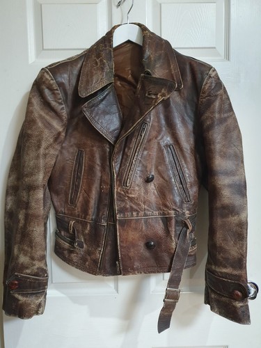 Giacca moto biker pelle