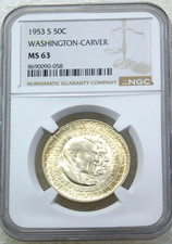 1953 S Washington Carver Half