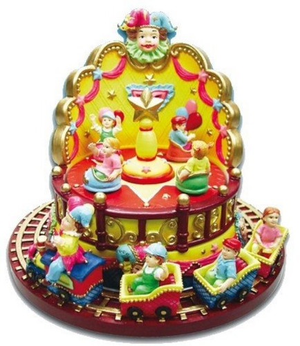 Carillon giostra treno bambini - carillon,