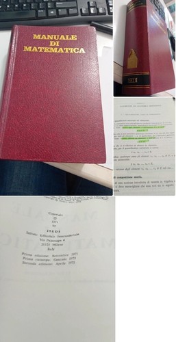 Manuale matematica isedi - manuale,