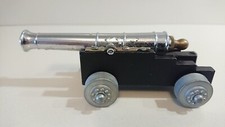 CANNONE AD AVANCARICA NAVALE ANTICO MODELLINO IN METALLO MADE IN ITALY