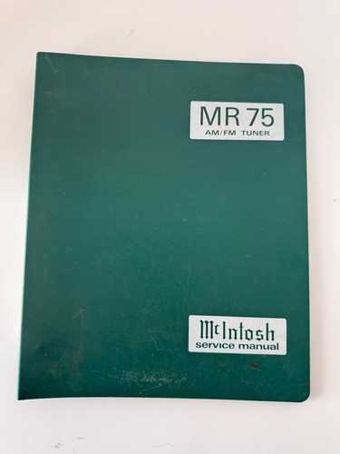 Mcintosh mr75 fm - mcintosh, am/fm