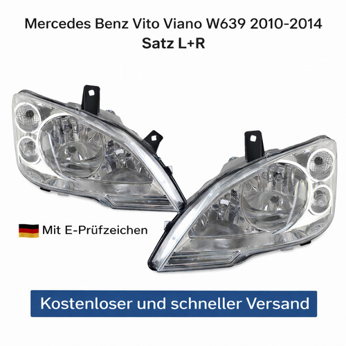Coppia fari mercedes - sx, dx