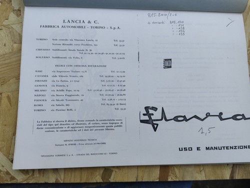 Ristampa rilegata lancia - ristampa,