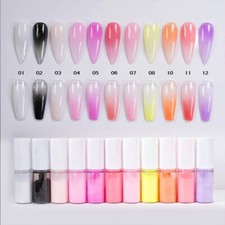 12 colors nail spray powder