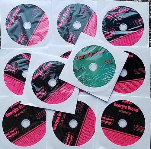 Cdg karaoke discs - cdg,