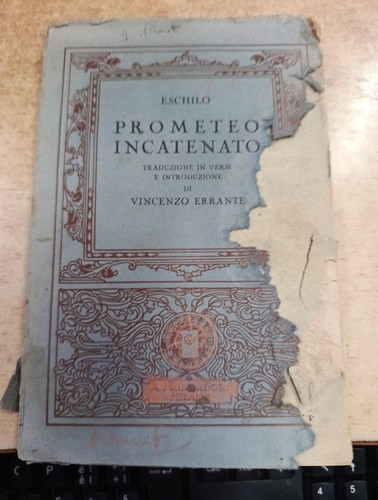 Eschilo prometeo incatenato - eschilo,