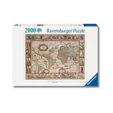 Ravensburger - Puzzle Mappamondo 1650 | Puzzle 2000 Pezzi | Rompicapo Adult jQHR