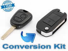 KIT CONVERSIONE GUSCIO CHIAVE CITROEN c1 C2 C3 C4 C5 C6 Berlingo Jumpy Jumper