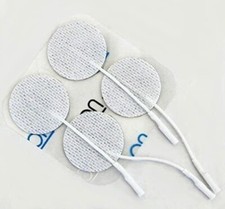 4 Elettrodi facciali da 32 mm elettrostimolatore Globus G0451 cavetto spinotto