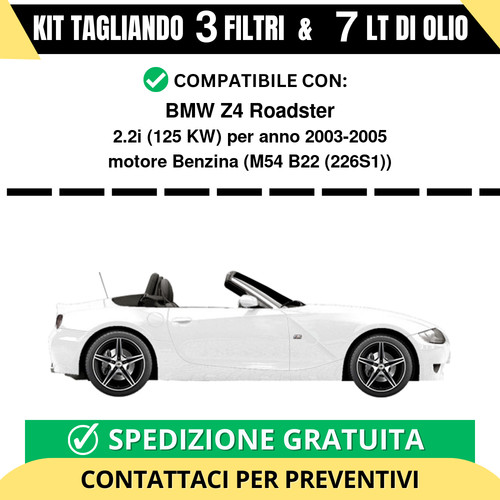 Tagliando per bmw roadster - tagliando, z4