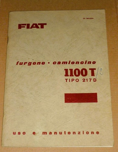 Libretto uso manutenzione fiat - libretto,