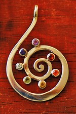 Ciondolo Kundalini, argento