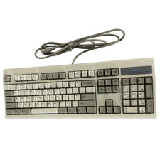 TASTIERA CON FILO KEYBORAD BIANCA WHITE NUOVA PS/2 PER PC UK