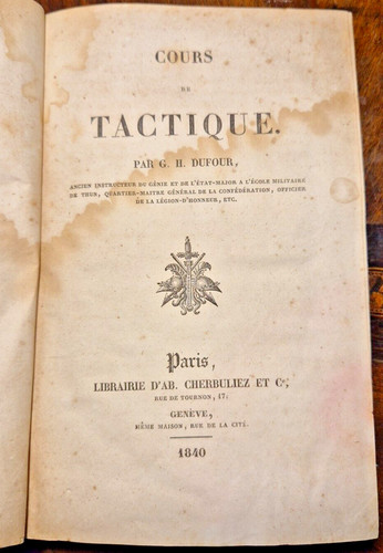 Cours tactique guillaume - de, di
