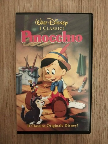 Pinocchio walt disney vhs - walt,