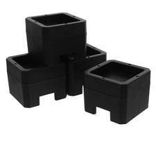  4 Pezzi Alzata Letto per