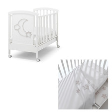 Erbesi - Set Lettino Moon + Piumone - Spedizione Gratuita