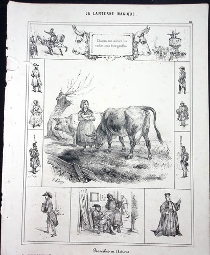 Lithographie lanterne - lithographie, la