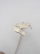 Beccaccia : Segnalibro in Argento 925 - Segnapagina Libro Uccello -