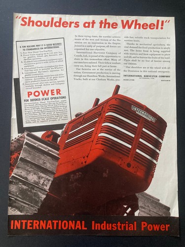 1941 canadian canada tractor - canada,