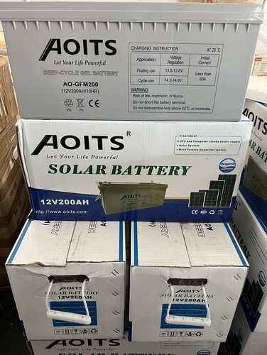 Kit batteria gel 200ah 12v - 2,