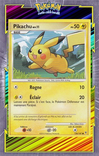 Pikachu platine vainqueurs - pikachu,