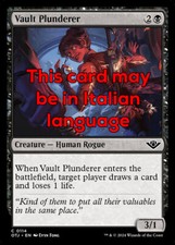 MTG 4x VAULT PLUNDERER EXC - SACCHEGGIATRICE DEL CAVEAU 114 - OTJ - MAGIC