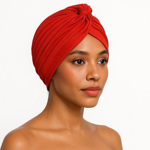 Turbante rosso donna - , unisex