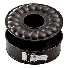 Tortiera 2 Fondi Apribile Easyclean Antiaderente Ø 18 - 30 cm Eva - Stampo Torta