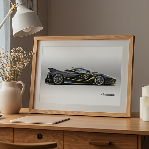Poster stampa ferrari fxx - stampa,
