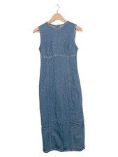 Zara Abito Jeans Donna Blu