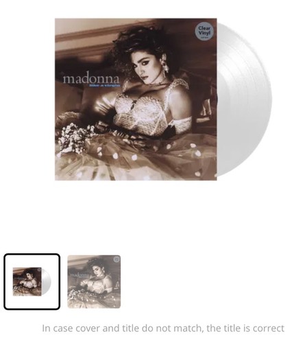 Madonna like virgin - like, a