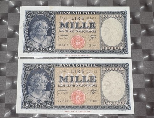 Coppia 1000 lire - di,